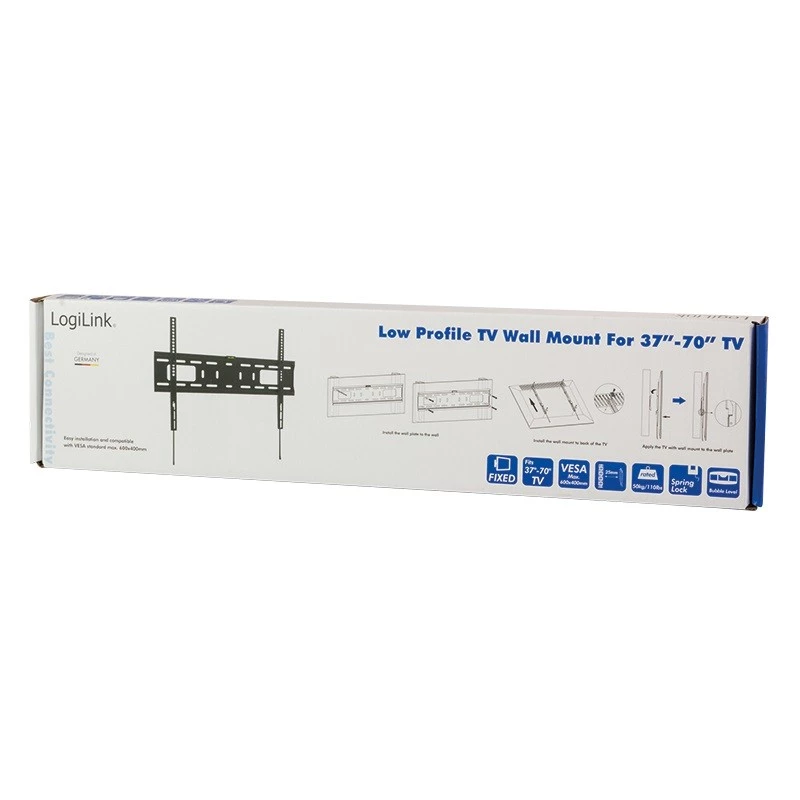 TV laikiklis LogiLink BP0017 177,8 cm (70 colių) Juodas