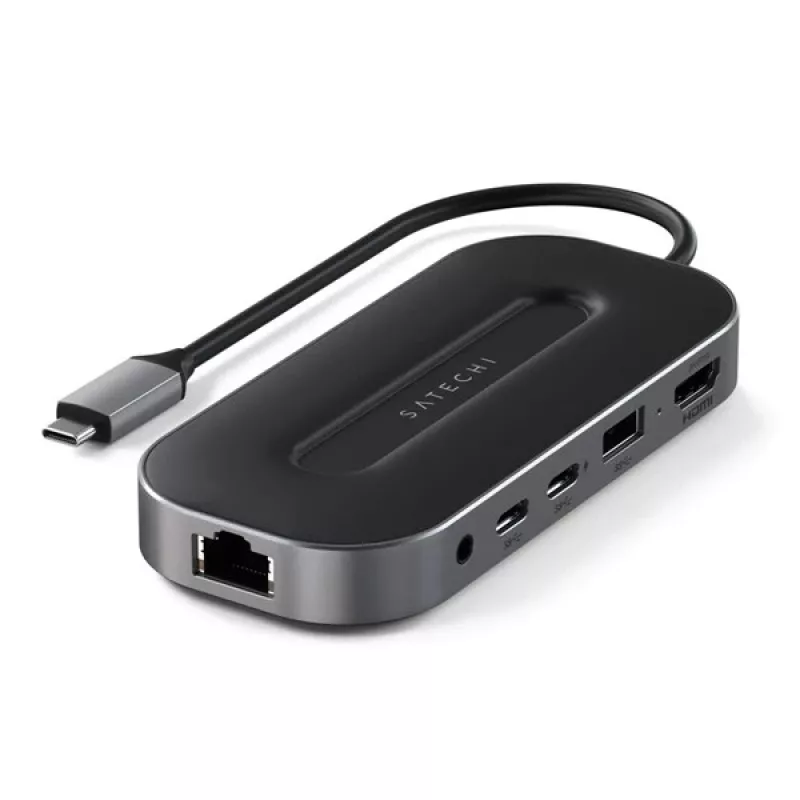USB šakotuvas Satechi USB-C MultiPort USB4 + 2,5G