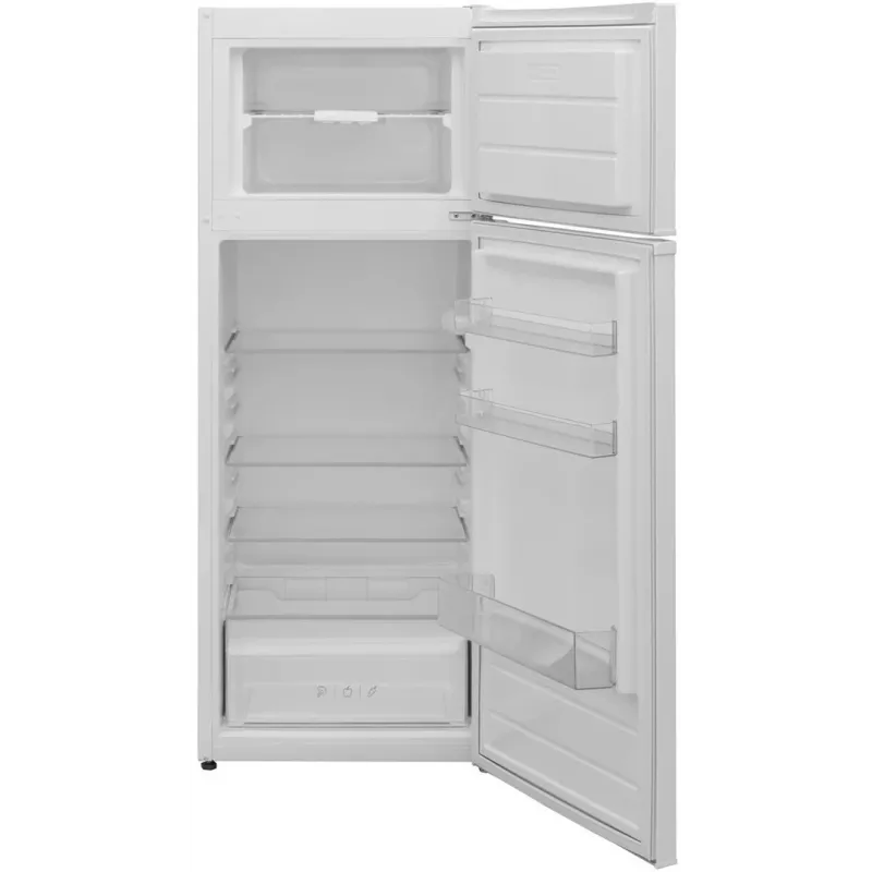 Šaldytuvas-šaldiklis AMICA FD2355.4(E) — 235 L, viršutinis šaldiklis, balta, R600a, atskirai stovintis, 1450×540×570 mm