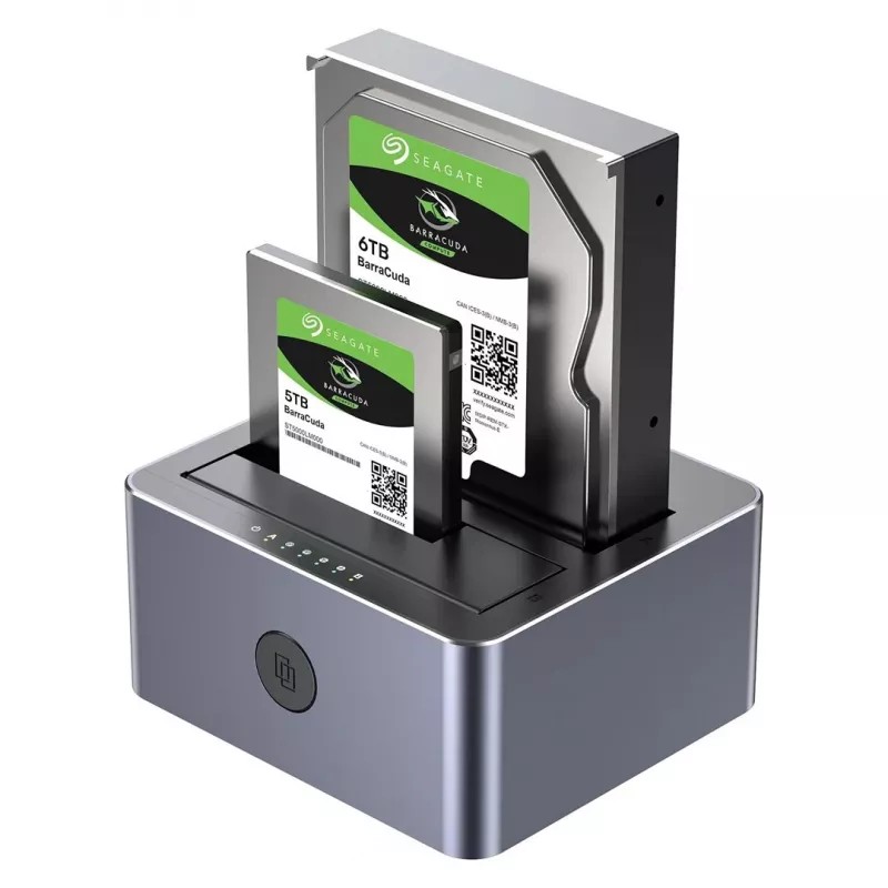 Unitek klonavimo stotis 2X SATA 2,5/3,5 USB 5GB
