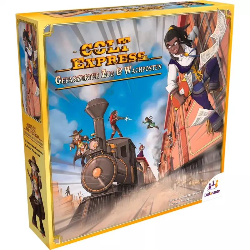 Colt Express - Gepanzerter Zug & Wachposten, stalo žaidimo plėtinys
