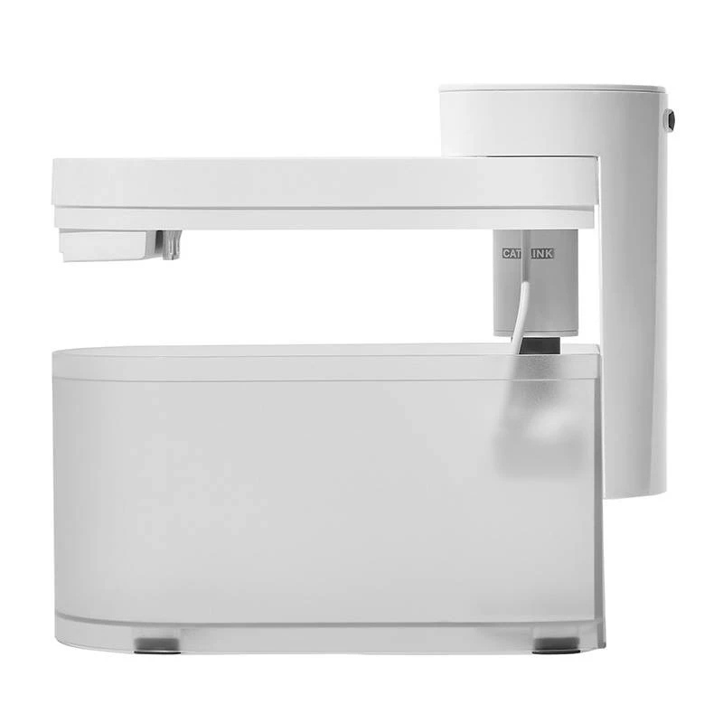 Automatinis gyvūnų girdykla Catlink Pure 3 AI — universalus tiektuvas/girdykla, 2,3 l, ABS, baterija 5 Ah, 30 dB, balta