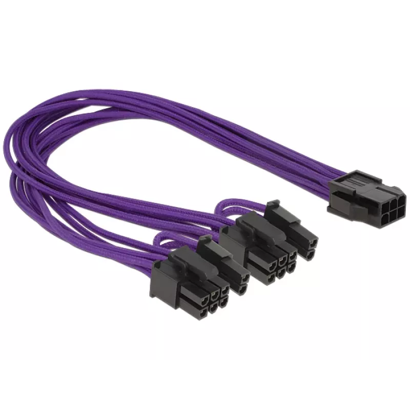 Kabelis DeLOCK PCI Express 6 kontaktų - 2 x 8 kontaktų 0,3 m