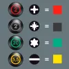 300/7 Mix 2 atsuktuvų rinkinys Kraftform Plus (juodas/žalias, 7 dalių, Lasertip)