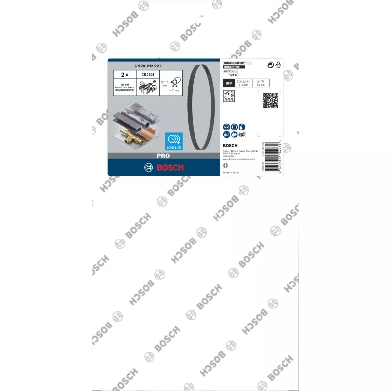 Bosch juostinio pjūklo geležtės CB 2824