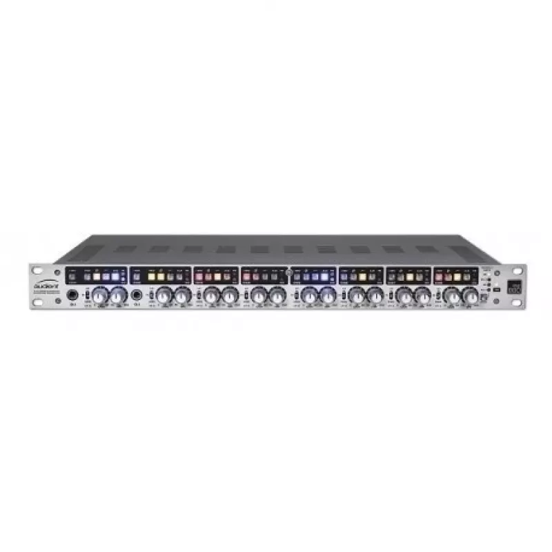 Audient ASP880 8 kanalų mikrofoninis pirminis stiprintuvas 24 bitų 96 kHz, montuojamas į stovą