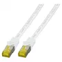 EFB-Elektronik RJ45 komutacinis kabelis Cat.6A S/FTP LSZHCat.7 neapdorotas kabelis baltas 1,5 m Gamintojas: EFB Elektronik (MK7001.1,5W)