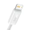 Baseus Dynamic laidas USB į Lightning, 2,4 A, 2 m (baltas)