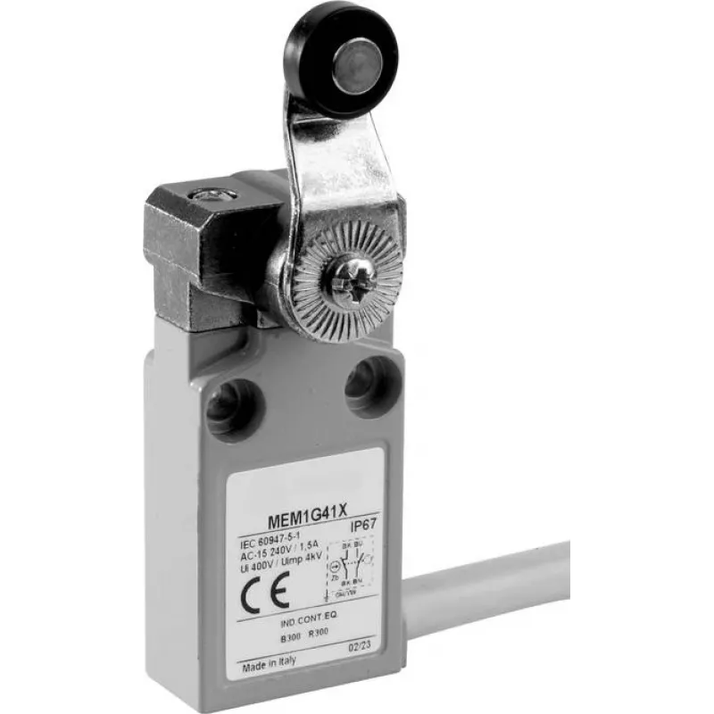 Panasonic Endschalter 24 V 5 A Roller Lever MEM1G42ZD IP67 1 vnt. (MEM1G42ZD)