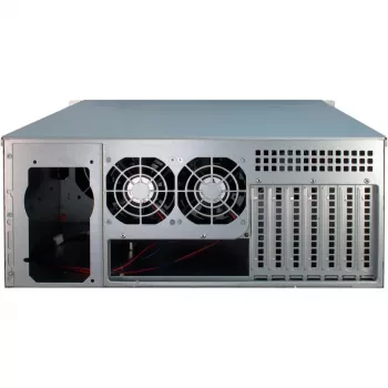 Inter-Tech IPC 4U-4416 stovo versija išplėstinė ATX / SSI EEB juoda