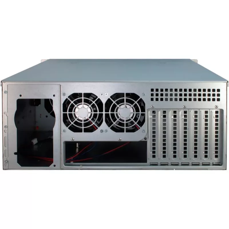 Inter-Tech IPC 4U-4416 stovo versija išplėstinė ATX / SSI EEB juoda
