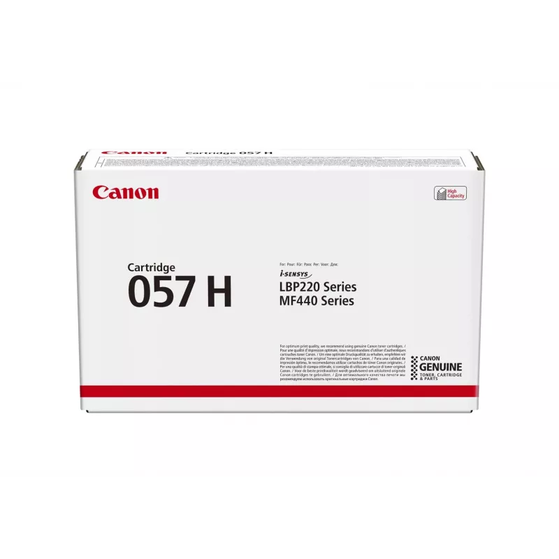 Canon 057H dažiklio kasetė 1 vnt. Originali juoda