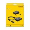 DELOCK HDMI skirstytuvas 1 x HDMI įvestis > 2 x HDMI išvestis 4K 60 Hz