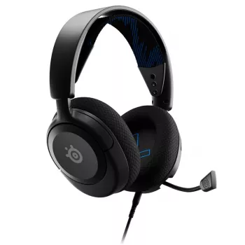 Steelseries Arctis Nova 1P ausinės su laidu ir galvos juosta žaidimams, juodos