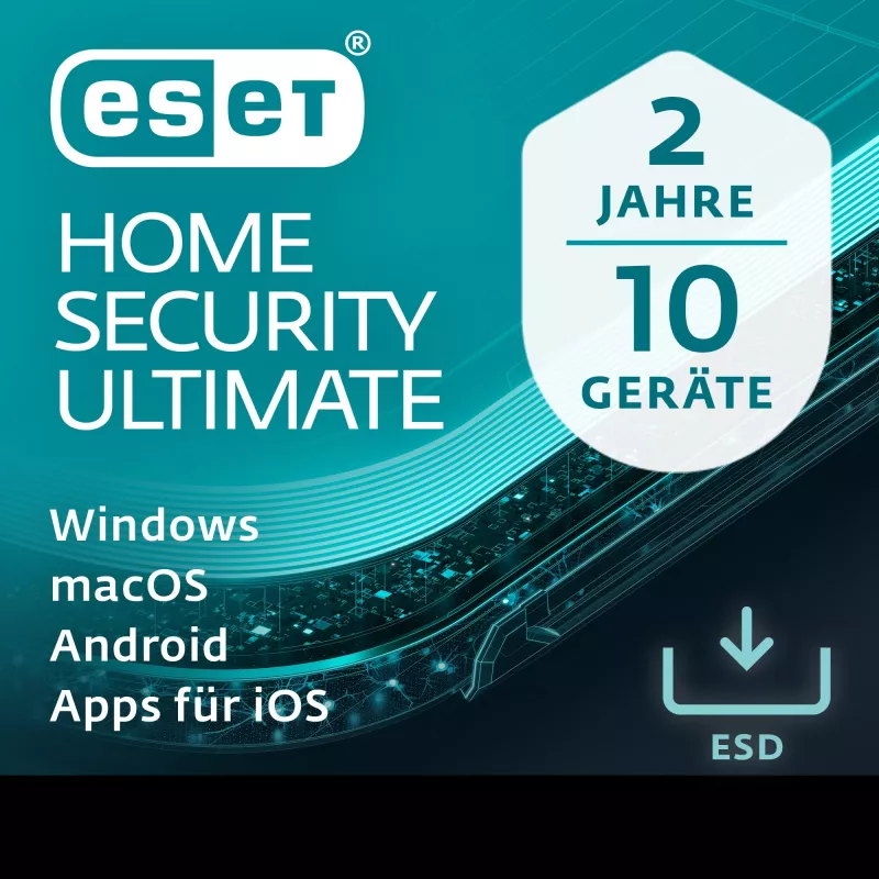 ESET Home Security Ultimate - 10 vartotojų, 2 metai - ESD-AtsisiuntimasESD