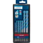Grąžtų rinkinys Bosch Expert HEX-9, 7 vnt., dydžiai 4–12 mm, HEX-9 kotelis