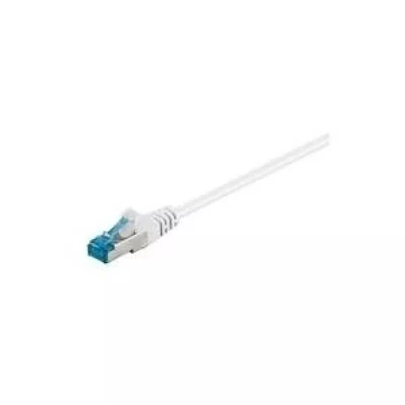 Wentronic Goobay CAT 6a komutacinis kabelis, S/FTP (PiMF), baltas, 30 m – LSZH be halogenų, varis (94909)