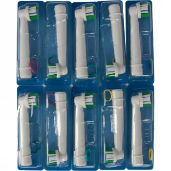 Pakaitinės šepetėlių galvutės BRAUN Oral‑B Pro Precision Clean, pakuotėje 10 vnt.