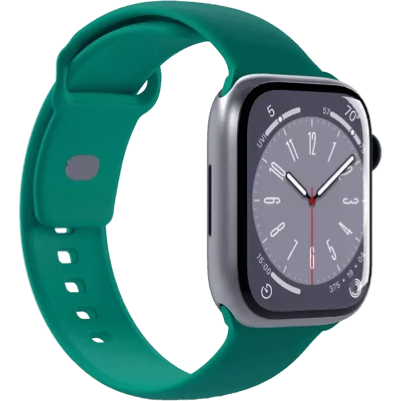 Puro Silicon Watch Strap Apple Watch 42/44/45/49mm dunkelgr