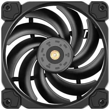 120 mm korpuso ventiliatorius Jonsbo HF-120 PWM, juodas, 120×120×25 mm, PWM valdymas