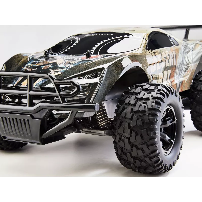 RC automobilis REVELL Desert Rat (modelis 24442) — pilkas ir juodas radijo bangomis valdomas visureigis