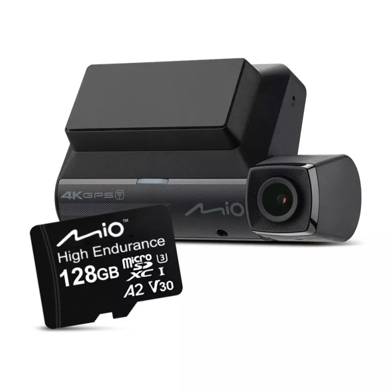 MicroSD kortelė MIO 128GB UHS-I High-Endurance — 128 GB atmintis, UHS-I sąsaja, nuolatiniam įrašymui