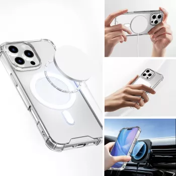 4smarts Hybrid Case Ibiza, skirta Apple iPhone 16 Pro Max, suderinama su MagSafe