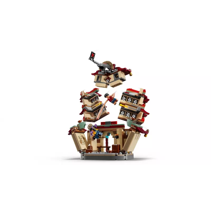 LEGO rinkinys One Piece Arlong Park 75638 — 926 vnt., 5 minifigūrėlės, rekomenduojamas amžius 9+, detali scena