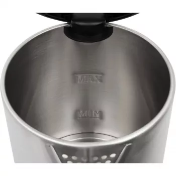 Elektrinis virdulys Clatronic 1,5 L 2200 W juodas nerūdijantis plienas