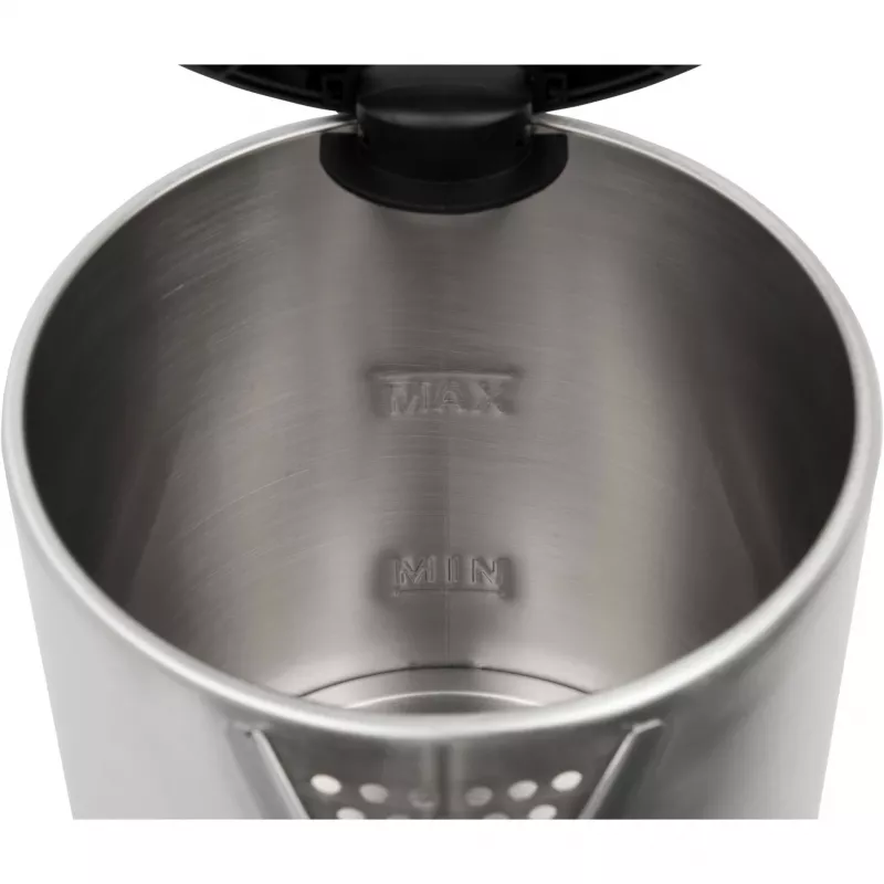 Elektrinis virdulys Clatronic 1,5 L 2200 W juodas nerūdijantis plienas