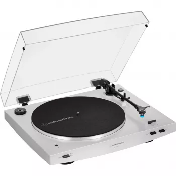 Audio-Technica automatinis diržinis patefonas AT-LP3XBTWH, baltas