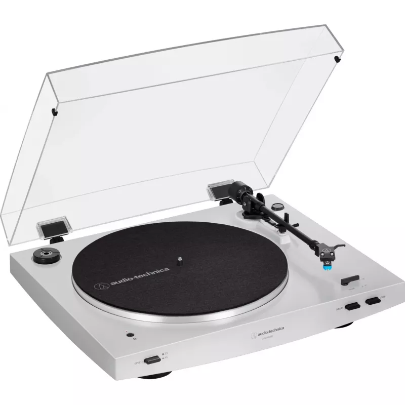 Audio-Technica automatinis diržinis patefonas AT-LP3XBTWH, baltas