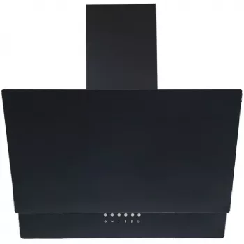 Gartraukis Respekta CH66038-90SAM 90 cm juodas — sieninis/salelės montavimas, oro ištraukimas/recirkuliacija