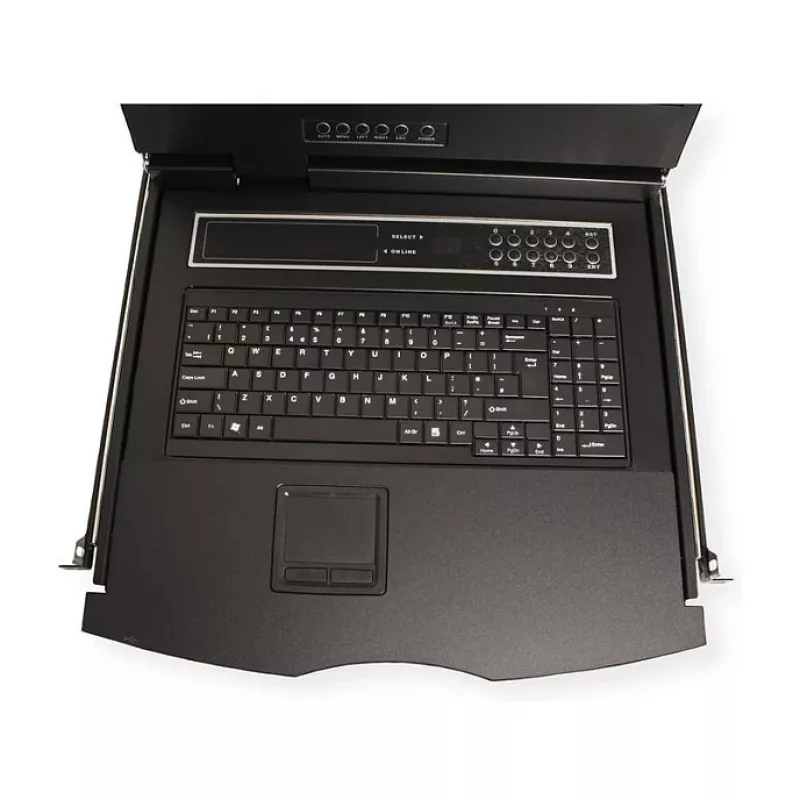 VALUE 19 colių LCD KVM konsolė. 19 colių. VGA. USB+PS/2. UK