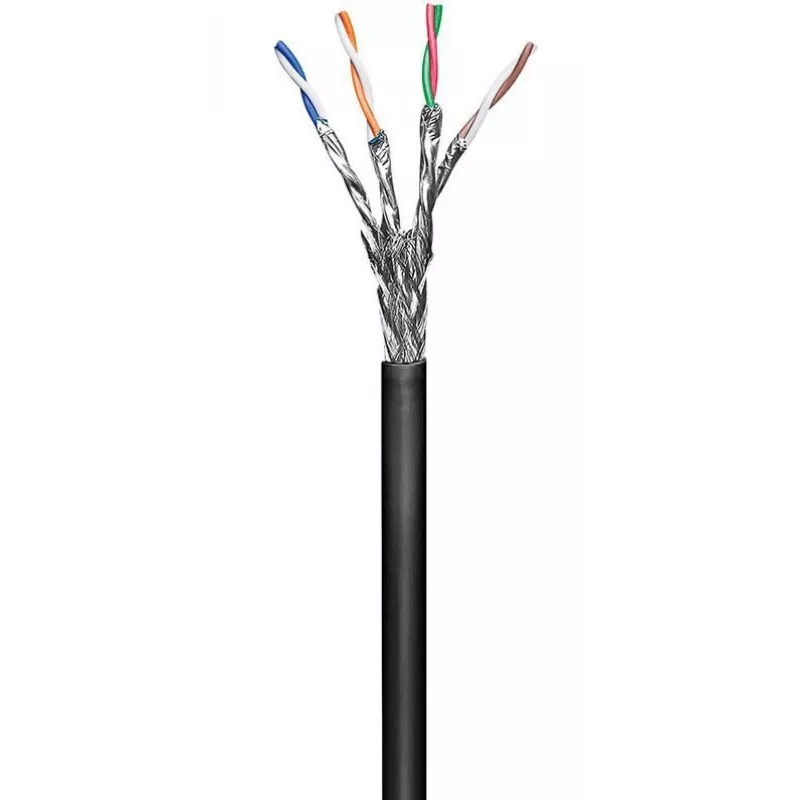 Microconnect KAB028-100 tinklo kabelis juodas 100 m Cat6 S/FTP (S-STP)