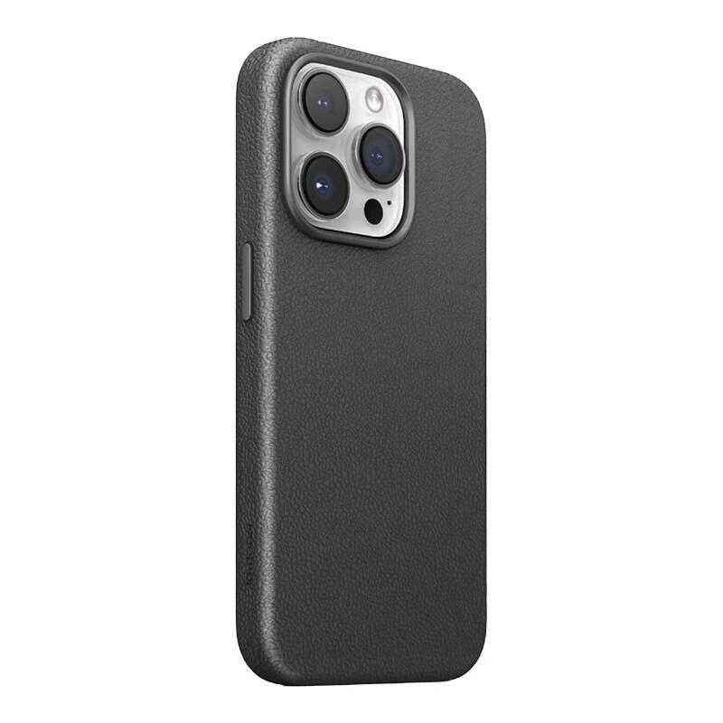 Telefono dėklas Joyroom JR-BP006 — magnetinis apsauginis dėklas iPhone 15 Pro Max, juodas