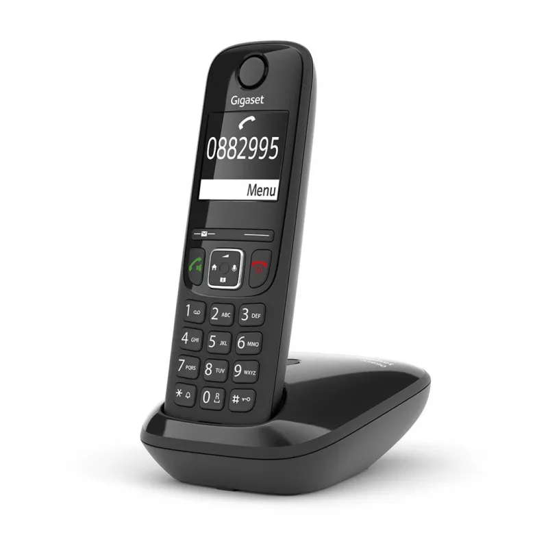 Analoginis / DECT telefonas Gigaset AS690 Skambintojo ID Belaidis ragelis Juoda