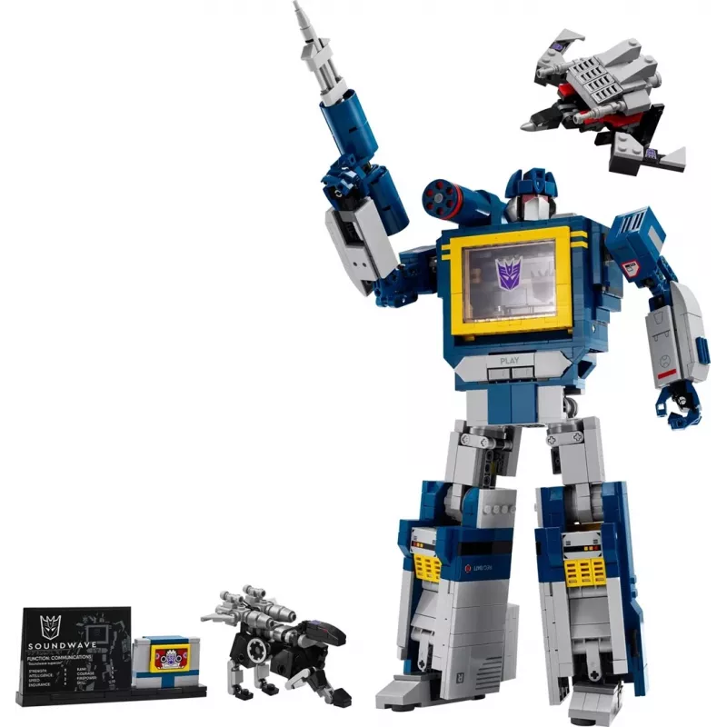 LEGO ICONS 10358 Transformeriai: Soundwave