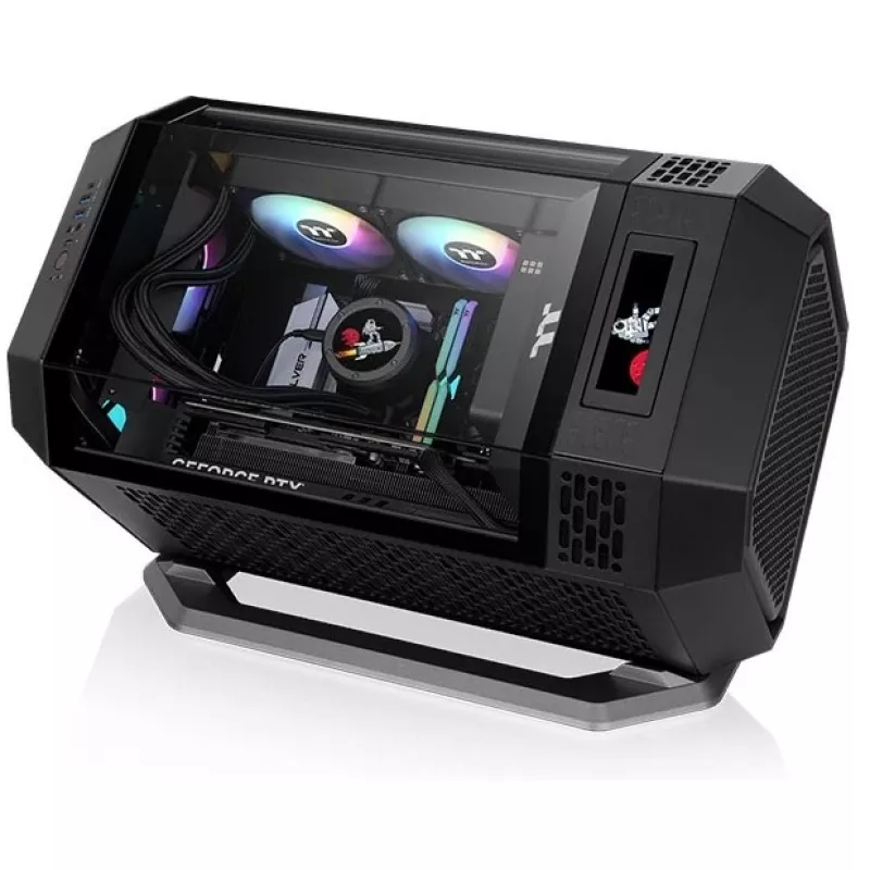 Konversijos iš bokšto į stovą rinkinys Thermaltake AC-078-ON1NAN-A1, skirtas Mini Tower korpusams, juodas, 145×266×459 mm