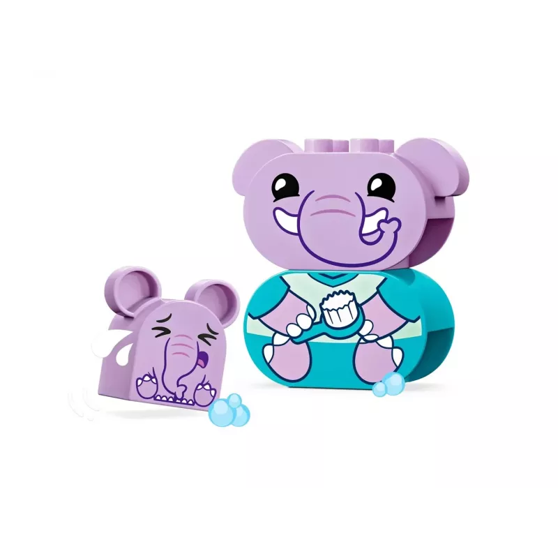 LEGO DUPLO Bath Time Set 10413 — vonios tematikos žaislų rinkinys mažiems vaikams, 15 dalių, rekomenduojamas amžius nuo 1,5 metų