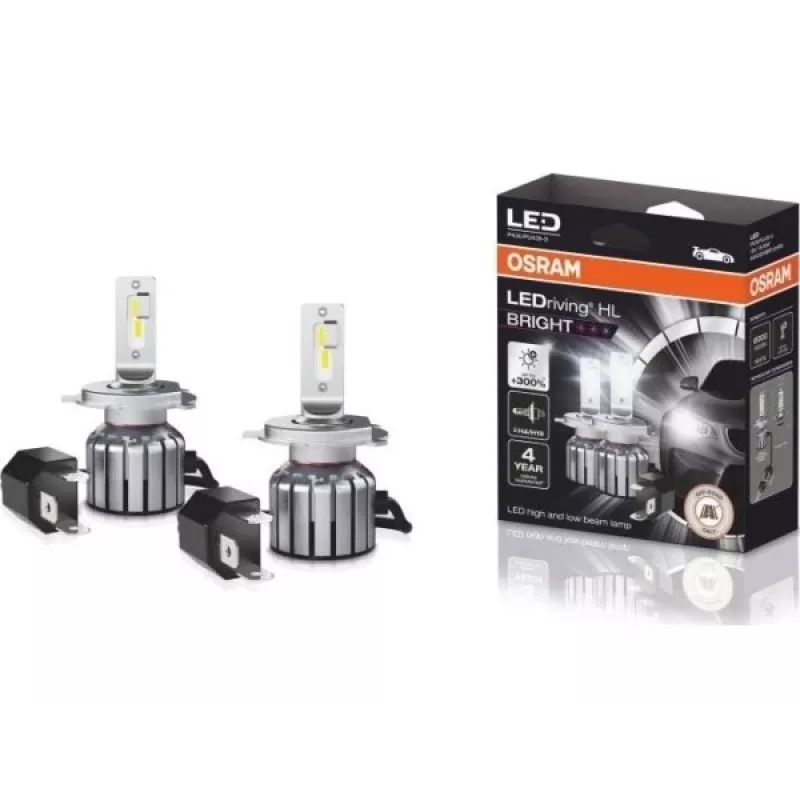 LED lemputių rinkinys 2 vnt. H19/H4 12V 15W P43T/PU43t-3