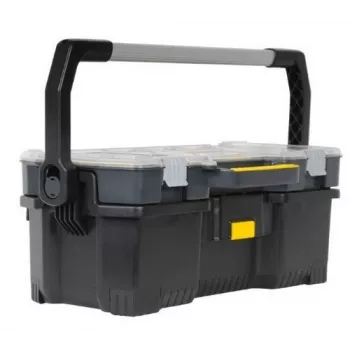 Stanley 1-97-514 mažų detalių/įrankių dėžė Juoda, Permatoma