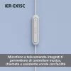 Sony IER-EX15C ausinės su mikrofonu, laidinės, įkūrinės, skambučiams ir muzikai, USB-C, juodos