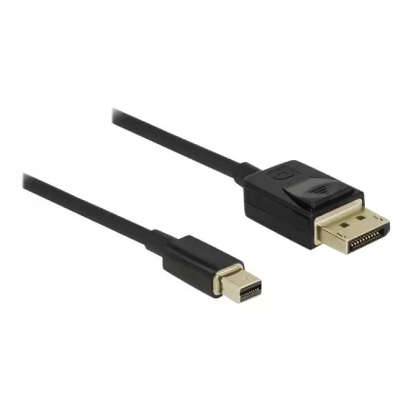 DeLOCK - DisplayPort kabelis - DisplayPort (M) į Mini DisplayPort (M) - 2 m - Juoda - 8K palaikymas