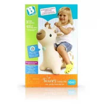 Guminis šokliukas B-kids Giraffe modelis 116315223 — minkštas, spalvingas kūdikių žaidimų šokliukas