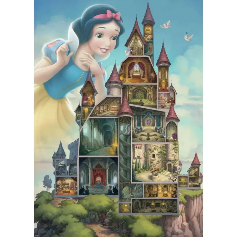 Dėlionė Ravensburger Disney Castles Snow White — 1000 dalių, suaugusiems ir paaugliams