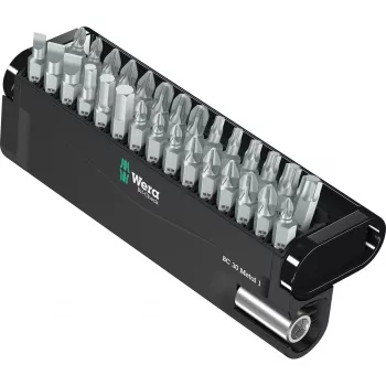 Atsuktuvų antgalių rinkinys Wera BC 30 Metal 1