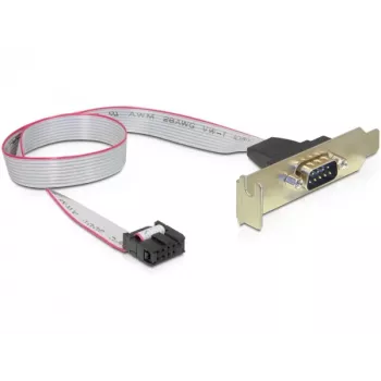 Nuoseklusis laidas DeLOCK 89300 0,4 m DB9 pilkas