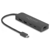 USB šakotuvas DeLOCK 10 Gbps su 2,5 Gigabit LAN ir PD 85 W