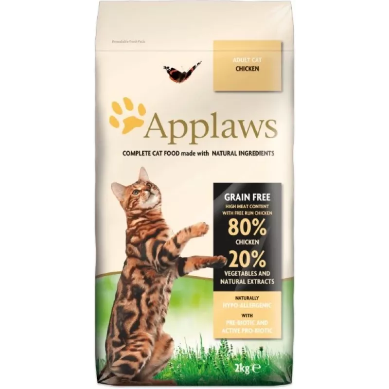 APPLAWS Vištiena - sausas kačių maistas - 7,5kg